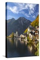 Hallstatt, UNESCO World Heritage Site, Salzkammergut, Austria, Europe-Miles Ertman-Stretched Canvas