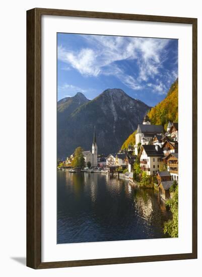 Hallstatt, UNESCO World Heritage Site, Salzkammergut, Austria, Europe-Miles Ertman-Framed Photographic Print