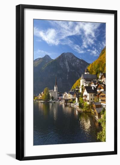 Hallstatt, UNESCO World Heritage Site, Salzkammergut, Austria, Europe-Miles Ertman-Framed Photographic Print