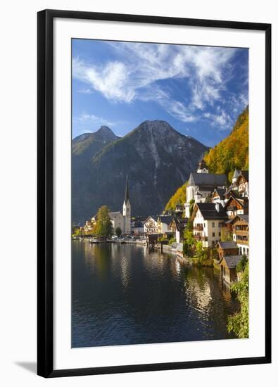 Hallstatt, UNESCO World Heritage Site, Salzkammergut, Austria, Europe-Miles Ertman-Framed Photographic Print