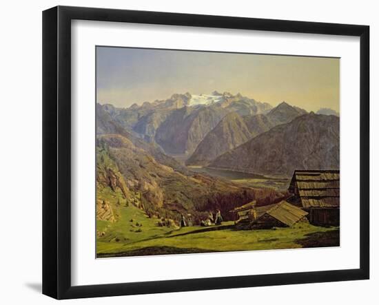 Hallstatter-See-Ferdinand Georg Waldmuller-Framed Giclee Print