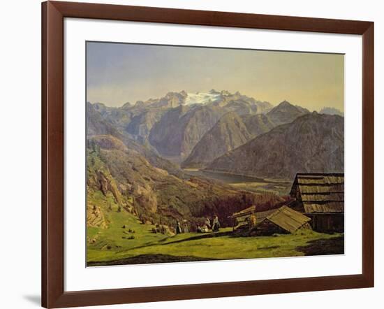 Hallstatter-See-Ferdinand Georg Waldmuller-Framed Giclee Print