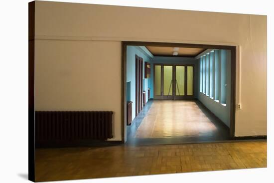 Hallway in Office Building-Nathan Wright-Stretched Canvas