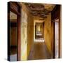 Hallway of an Abandoned Building in Butte, Montana-James White-Stretched Canvas