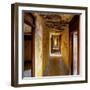 Hallway of an Abandoned Building in Butte, Montana-James White-Framed Photographic Print