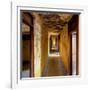 Hallway of an Abandoned Building in Butte, Montana-James White-Framed Photographic Print