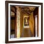 Hallway of an Abandoned Building in Butte, Montana-James White-Framed Photographic Print