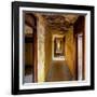 Hallway of an Abandoned Building in Butte, Montana-James White-Framed Photographic Print