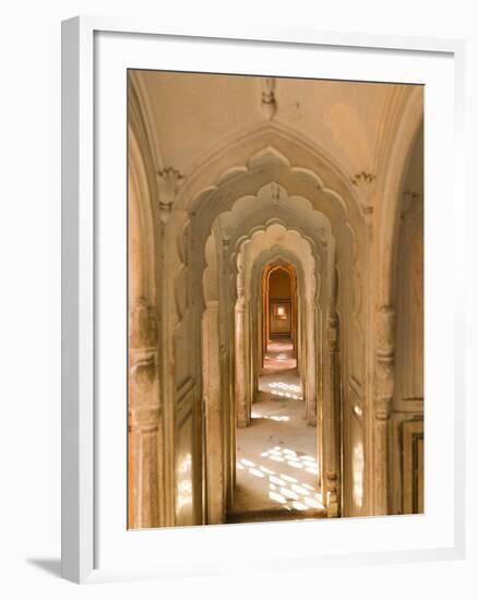 Hallway of The Palace of the Winds, India-Walter Bibikow-Framed Photographic Print