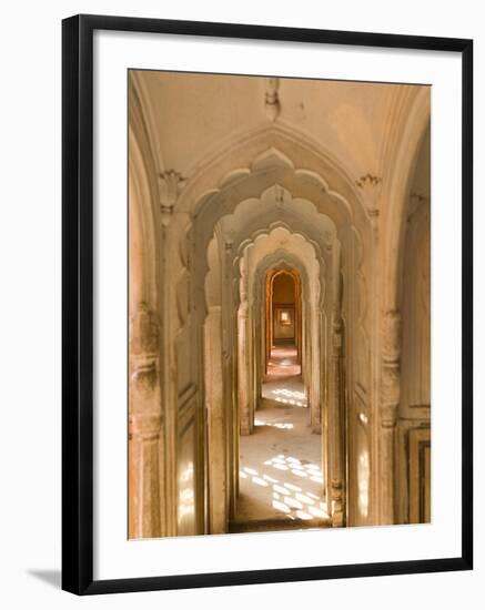 Hallway of The Palace of the Winds, India-Walter Bibikow-Framed Photographic Print