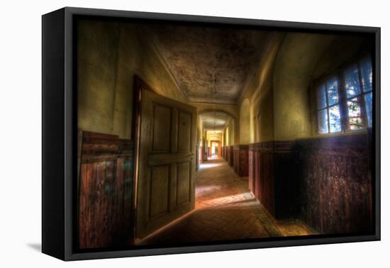Hallway with Sunlight-Nathan Wright-Framed Stretched Canvas