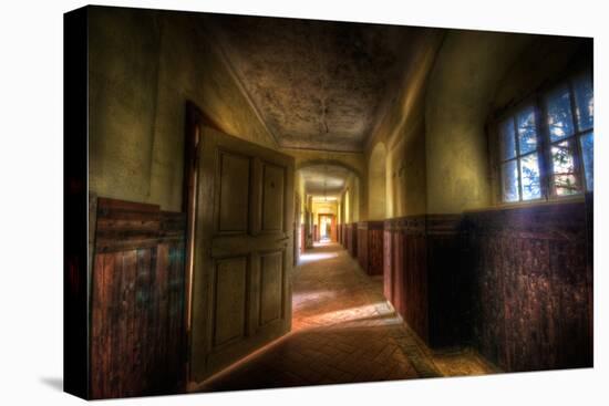 Hallway with Sunlight-Nathan Wright-Stretched Canvas