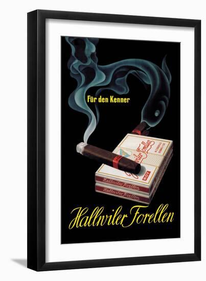 Hallwiler Forellen Cigars-Fritz Meyer Brunner-Framed Art Print