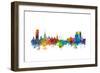 Halmstad Sweden Skyline-Michael Tompsett-Framed Art Print