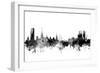 Halmstad Sweden Skyline-Michael Tompsett-Framed Art Print