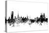 Halmstad Sweden Skyline-Michael Tompsett-Stretched Canvas