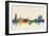 Halmstad Sweden Skyline-Michael Tompsett-Framed Art Print