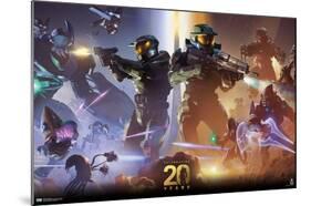 Halo - 20 Years-Trends International-Mounted Poster