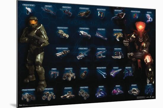 Halo 3 - Chart - Whole-Trends International-Mounted Poster