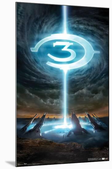 Halo 3 - Logo-Trends International-Mounted Poster