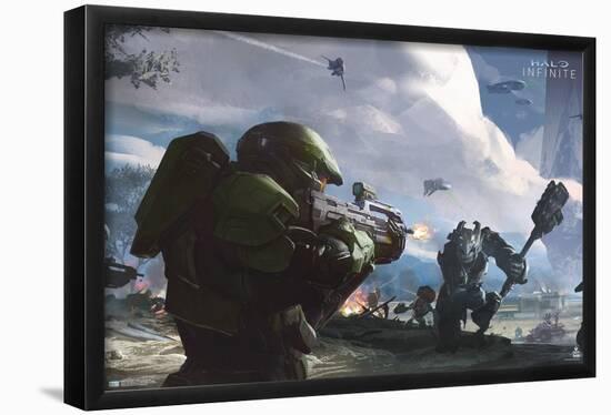 Halo Infinite - Master Chief Warzone-Trends International-Framed Poster