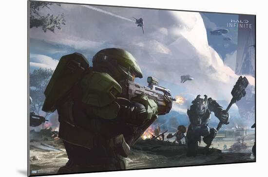 Halo Infinite - Master Chief Warzone-Trends International-Mounted Poster