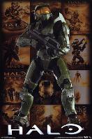 Halo - Key Art Grid-null-Lamina Framed Poster