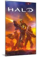 Halo - Master Chief Battle-Trends International-Mounted Poster