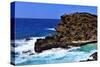 Halona Beach Cove, Island of Oahu, Hawaii, USA-null-Stretched Canvas