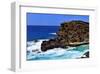 Halona Beach Cove, Island of Oahu, Hawaii, USA-null-Framed Art Print
