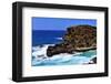 Halona Beach Cove, Island of Oahu, Hawaii, USA-null-Framed Art Print