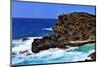 Halona Beach Cove, Island of Oahu, Hawaii, USA-null-Mounted Art Print