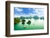 HALONG Bay in Vietnam. UNESCO World Heritage Site. this View from Titop Island and its Most Popular-JunPhoto-Framed Photographic Print