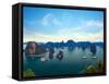 Halong Bay Panorama in Vietnam.-Banana Republic images-Framed Stretched Canvas