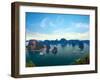 Halong Bay Panorama in Vietnam.-Banana Republic images-Framed Photographic Print