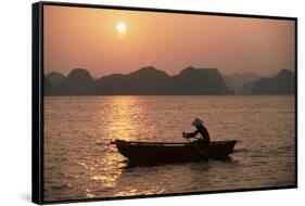 Halong Bay, Vietnam, Indochina, Southeast Asia-Colin Brynn-Framed Stretched Canvas