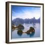 Halong Bay Vietnam Panorama. Beautiful Panoramic View of Ha Long Bay with Many Islands and Mountain-Banana Republic images-Framed Photographic Print