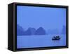 Halong Bay, Vietnam-Walter Bibikow-Framed Stretched Canvas