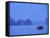 Halong Bay, Vietnam-Walter Bibikow-Framed Stretched Canvas