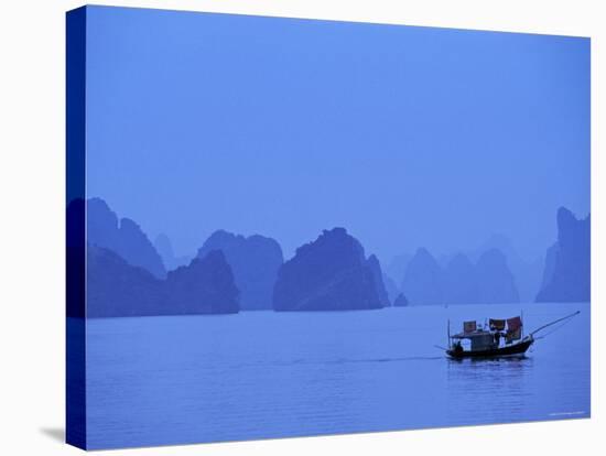Halong Bay, Vietnam-Walter Bibikow-Stretched Canvas