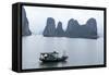 Halong (Ha Long) Bay, UNESCO World Heritage Site, Vietnam, Indochina, Southeast Asia, Asia-Bruno Morandi-Framed Stretched Canvas