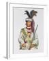 Halpatter-Micco or Billy Bowlegs, a Seminole Chief, C.1825, Illustration from 'The Indian Tribes…-Charles Bird King-Framed Giclee Print