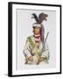 Halpatter-Micco or Billy Bowlegs, a Seminole Chief, C.1825, Illustration from 'The Indian Tribes…-Charles Bird King-Framed Giclee Print