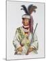 Halpatter-Micco or Billy Bowlegs, a Seminole Chief, C.1825, Illustration from 'The Indian Tribes…-Charles Bird King-Mounted Giclee Print