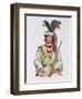 Halpatter-Micco or Billy Bowlegs, a Seminole Chief, C.1825, Illustration from 'The Indian Tribes…-Charles Bird King-Framed Giclee Print