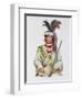 Halpatter-Micco or Billy Bowlegs, a Seminole Chief, C.1825, Illustration from 'The Indian Tribes…-Charles Bird King-Framed Giclee Print