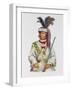 Halpatter-Micco or Billy Bowlegs, a Seminole Chief, C.1825, Illustration from 'The Indian Tribes…-Charles Bird King-Framed Giclee Print