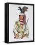 Halpatter-Micco or Billy Bowlegs, a Seminole Chief, C.1825, Illustration from 'The Indian Tribes…-Charles Bird King-Framed Stretched Canvas