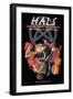 Hals and His Heavy Metal Band-null-Framed Art Print