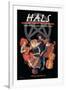 Hals and His Heavy Metal Band-null-Framed Art Print